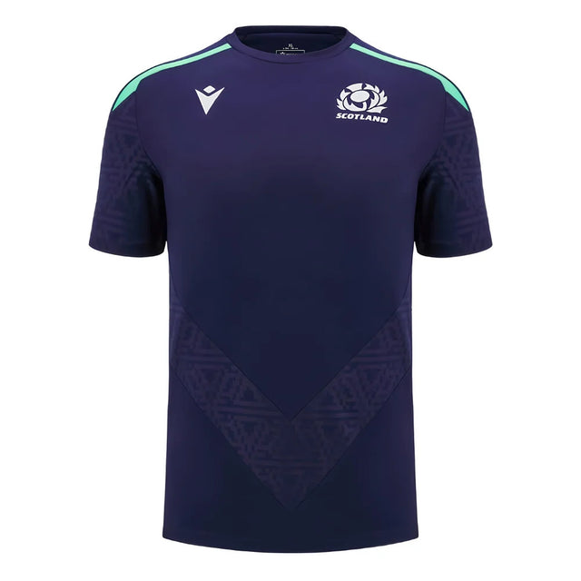 2024-2025 Scotland Rugby Poly Training Shirt (Navy)_1