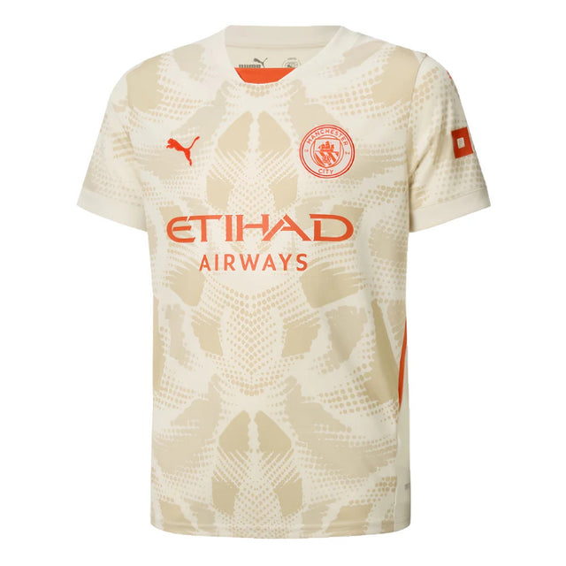 2024-2025 Man City Away Goalkeeper Shirt (Alpine Snow) - Kids_0