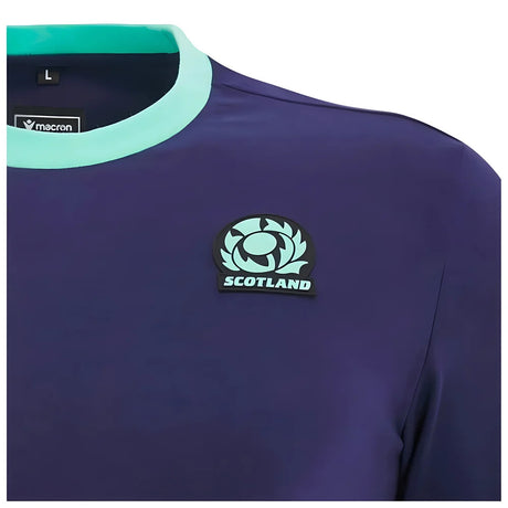 2024-2025 Scotland Rugby Travel LS Cotton Tee (Navy)_2
