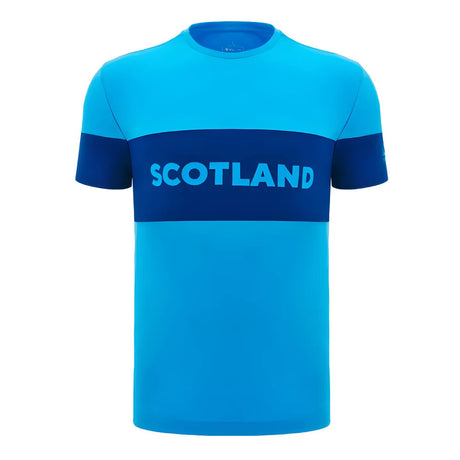 2024-2025 Scotland Rugby Leisure Cotton T-Shirt (Sky Blue)_2