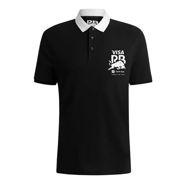 2024 Visa Cash App RB Essential Logo Polo (Black)_1