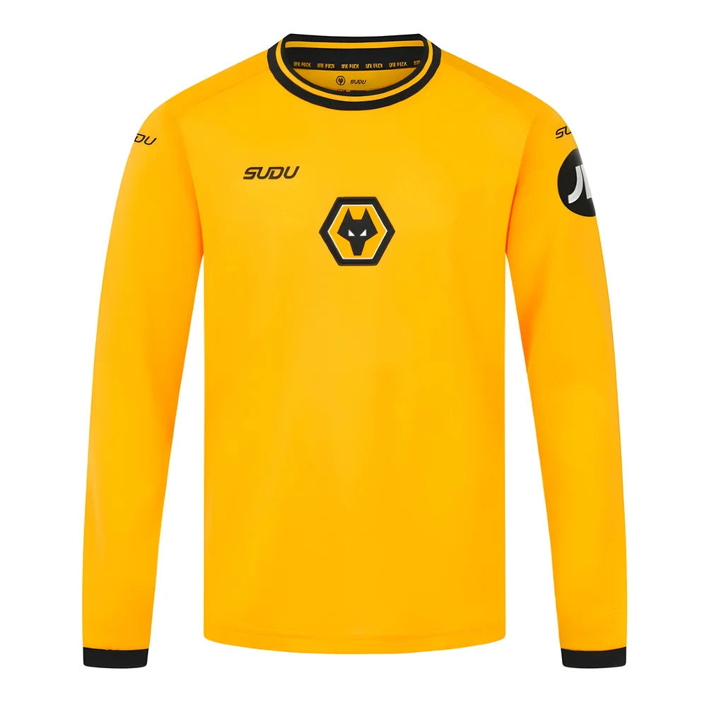 2024 2025 Wolves Long Sleeve Home Shirt