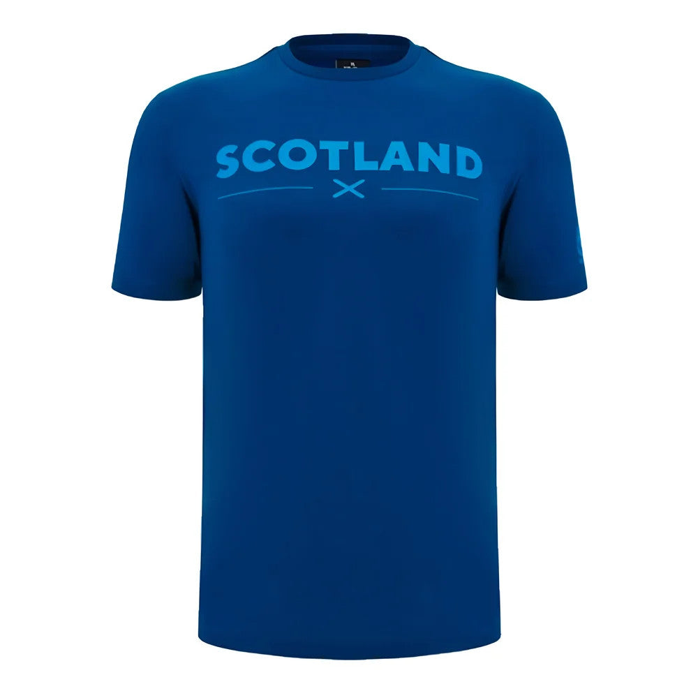 2024-2025 Scotland Rugby Leisure Cotton T-Shirt (Navy)_2