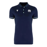 2024-2025 Scotland Rugby Travel Polo Shirt (Navy) - Womens_1