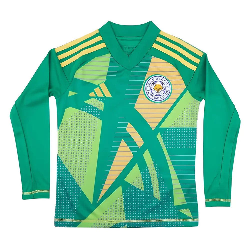 2024-2025 Leicester City Home Goalkeeper Shirt (Green) - Kids_1
