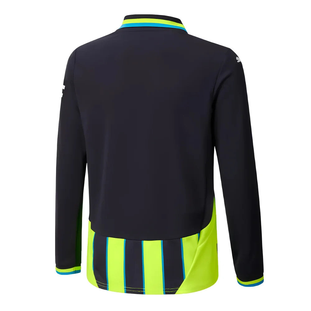 2024-2025 Man City Away Long Sleeve Shirt (Kids)_2