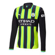 2024-2025 Man City Away Long Sleeve Authentic Shirt_2