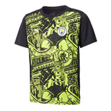 2024-2025 Man City Pre-Match Shirt (Yellow Glow) - Kids_0