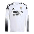 2024-2025 Real Madrid Long Sleeve Home Shirt (Kids)_0