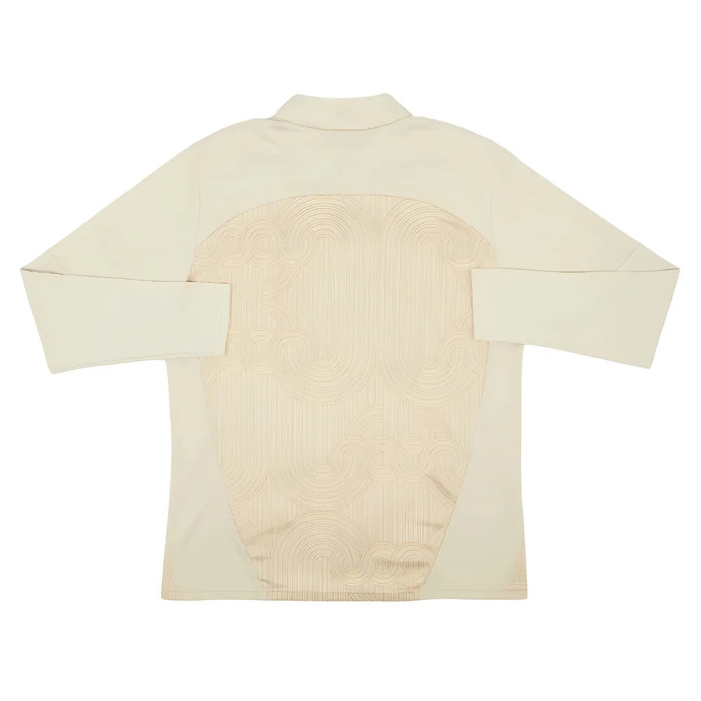 2024-2025 AC Milan Prematch 1/4 Zip Top (Putty)_1