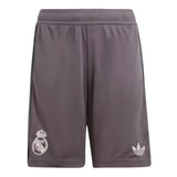 2024-2025 Real Madrid Third Shorts (Charcoal) - Kids_0