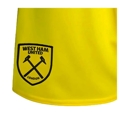 2024-2025 West Ham Goalkeeper Shorts (Yellow) - Kids_1