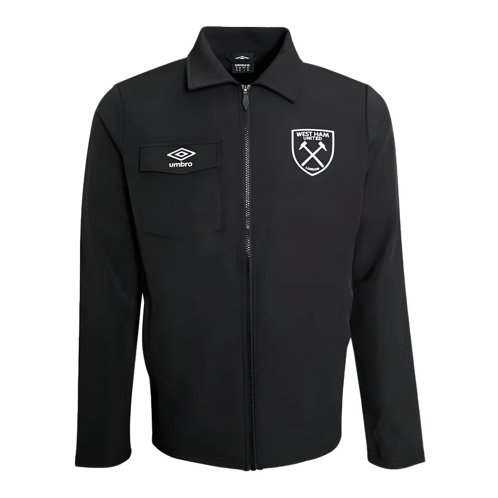 2024-2025 West Ham Presentation Jacket (Black) - Kids_1