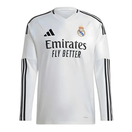 2024-2025 Real Madrid Long Sleeve Home Shirt_0