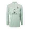 2024-2025 AC Milan Training 1/4 Zip Top (Green Fog)_1