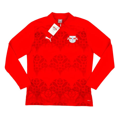 2024-2025 Red Bull Leipzig Prematch 1/4 Zip Top (Red)_1