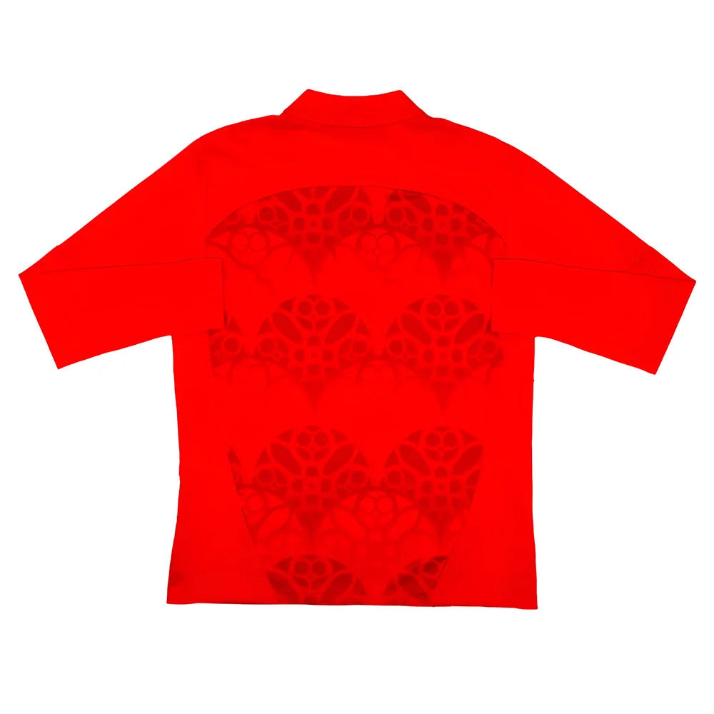 2024-2025 Red Bull Leipzig Prematch 1/4 Zip Top (Red)_1