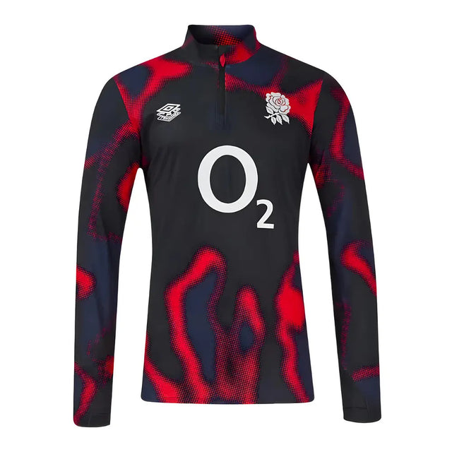 2024-2025 England Rugby Warm Up Midlayer (Black)_1