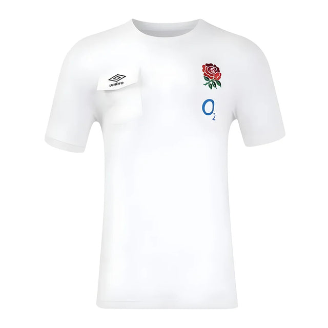 2024-2025 England Rugby Presentation Tee (White)_0
