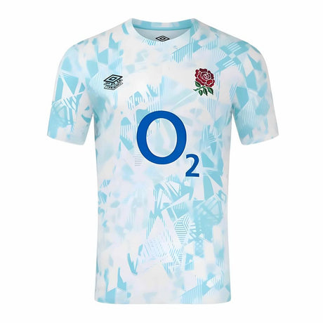 2024-2025 England Rugby Warm Up Jersey (White)_0