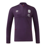 2024-2025 England Rugby 1/2 Zip Training Fleece (Nightshade)_0