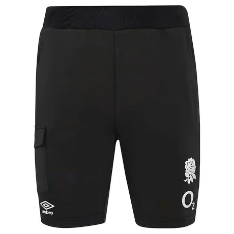 2024-2025 England Rugby Knit Shorts (Black)_1