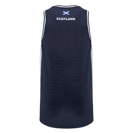 2024-2025 Scotland Rugby Basketball Singlet (Navy) - Kids_1