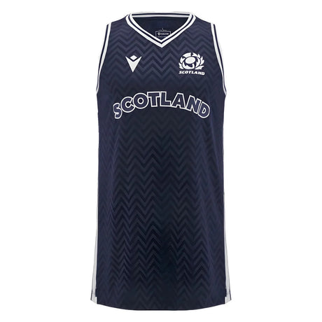 2024-2025 Scotland Rugby Basketball Singlet (Navy) - Kids_1