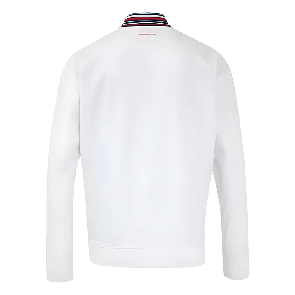 2024-2025 England Rugby Anthem Jacket O2 (White) - Kids_1
