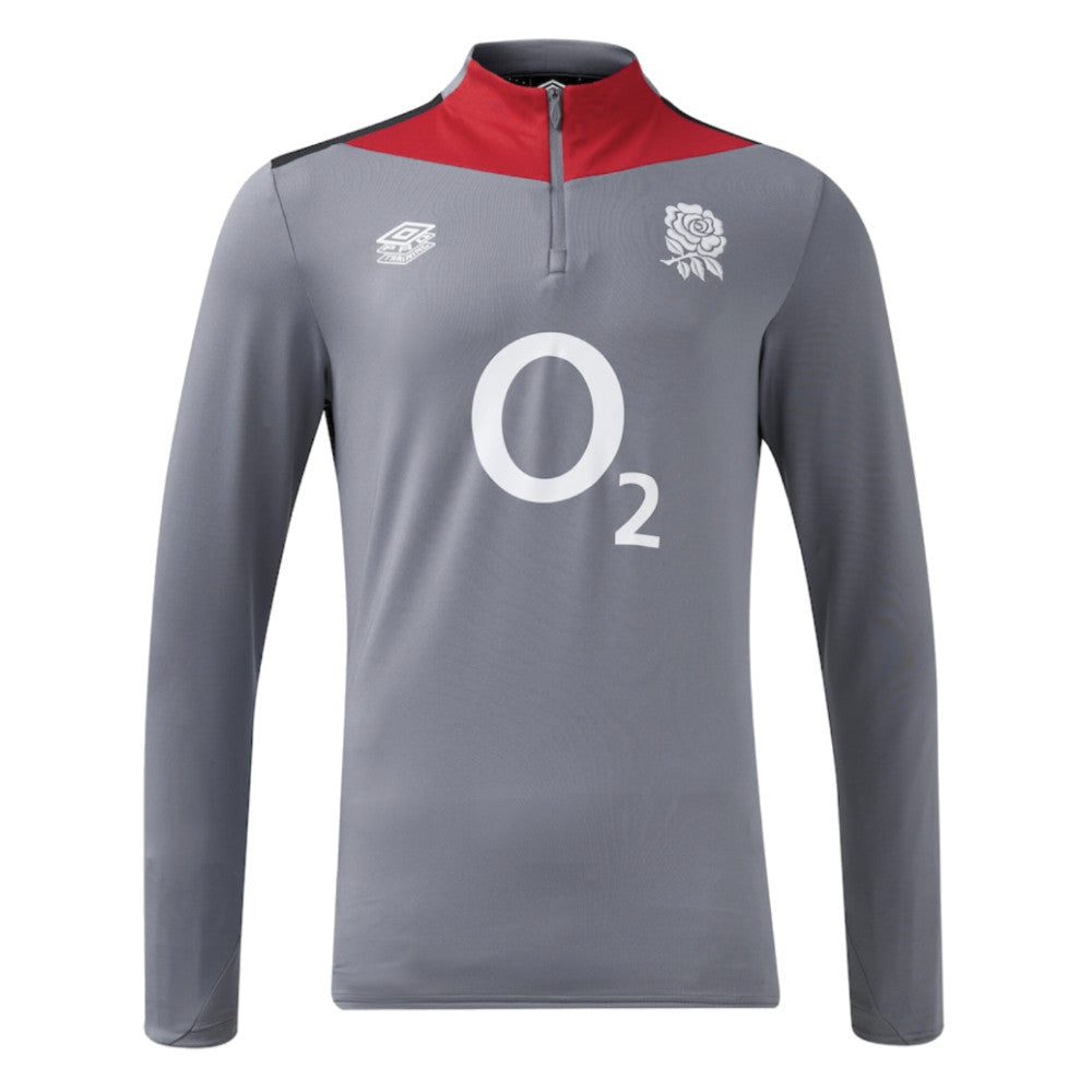 2024-2025 England Rugby Mid Layer Top (Grey)_1