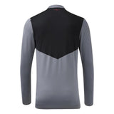 2024-2025 England Rugby Mid Layer Top O2 (Grey) - Kids_1