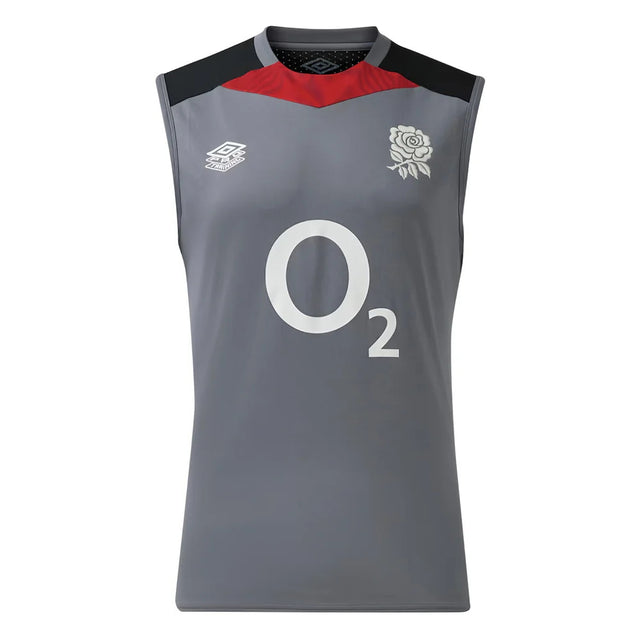 2024-2025 England Rugby Sleeveless Jersey O2 (Grey)_0