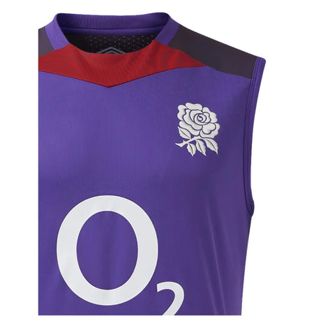 2024-2025 England Rugby Sleeveless Jersey (Violet) - Kids_3