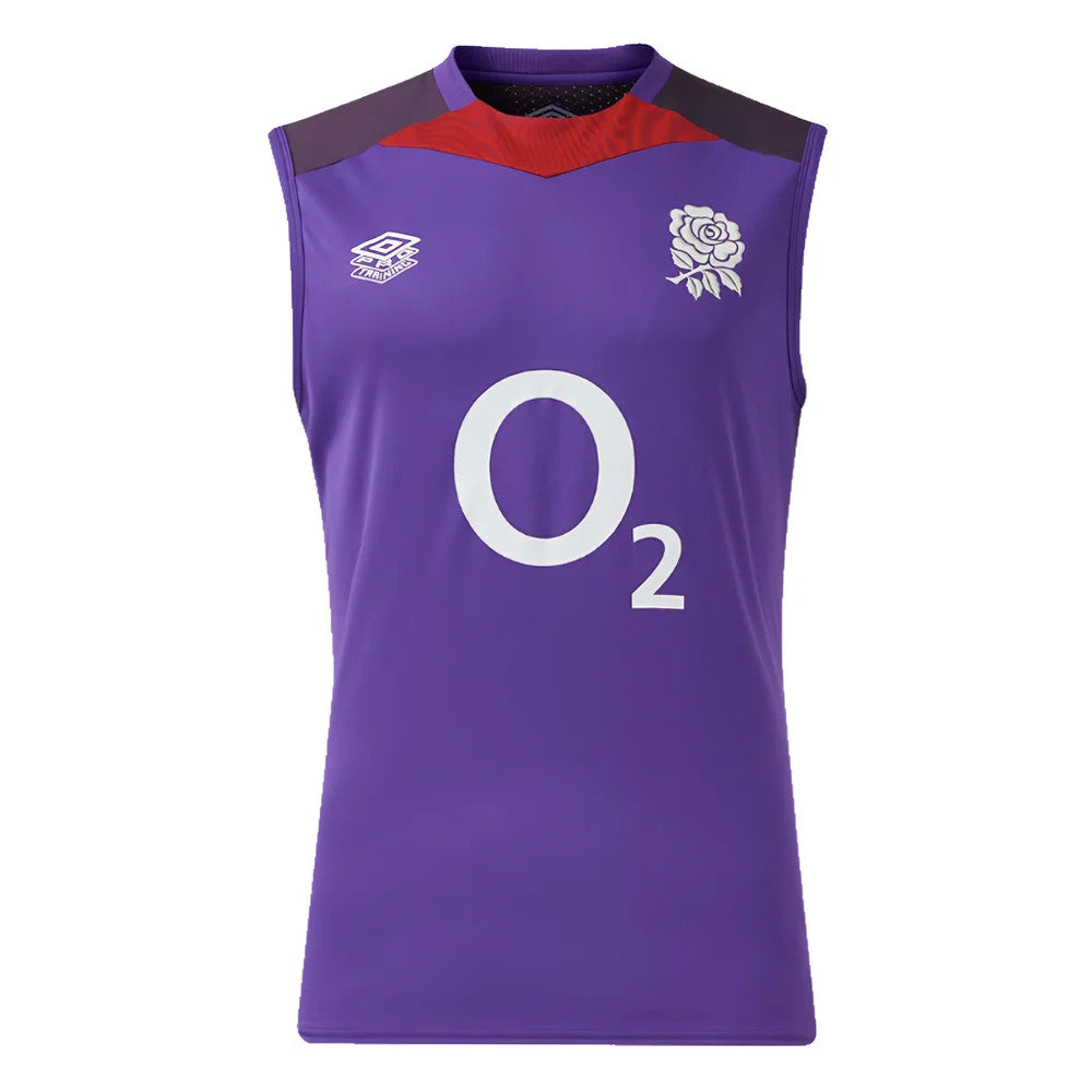 2024-2025 England Rugby Sleeveless Jersey (Violet) - Kids_3