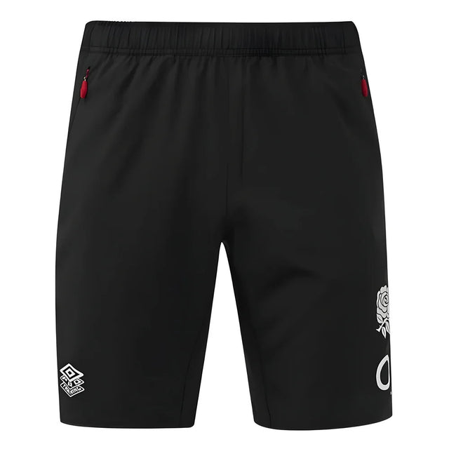 2024-2025 England Rugby Gym Shorts O2 (Black)_3
