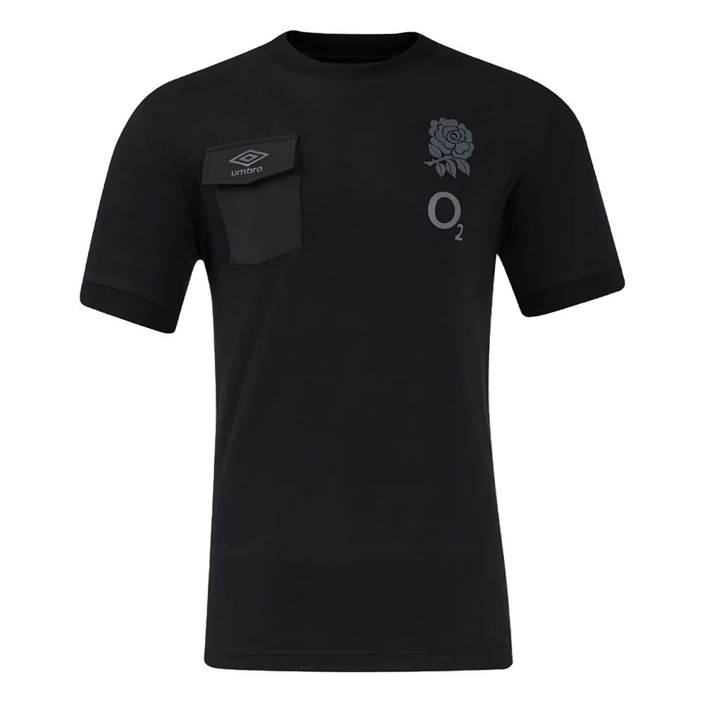 2024-2025 England Rugby Presentation Tee O2 (Black)_0