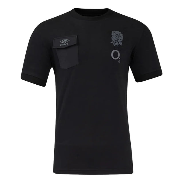 2024-2025 England Rugby Presentation Tee O2 (Black)_0