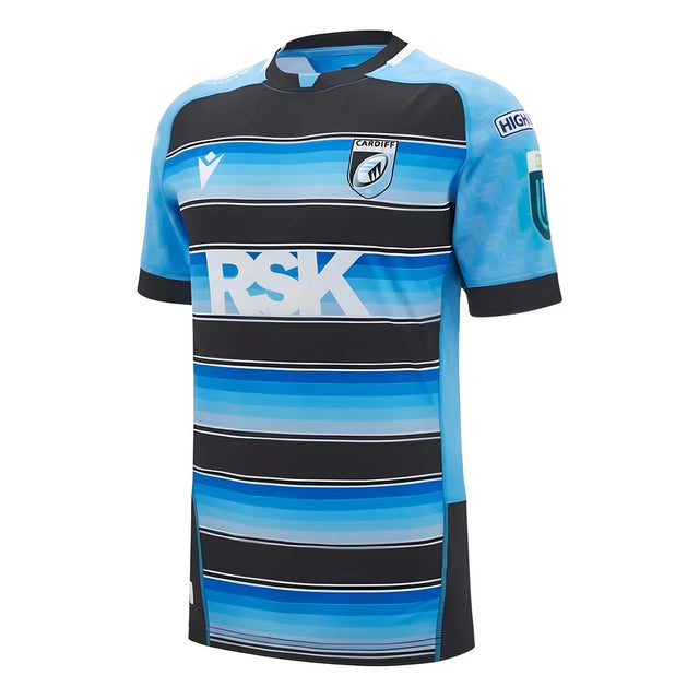 2024-2025 Cardiff Blues Rugby Home Slim Body Fit Shirt_0