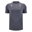 2024-2025 Wales WRU Rugby Training Poly Shirt (Anthracite) - Kids_0