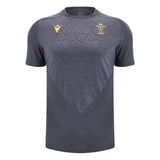 2024-2025 Wales WRU Rugby Training Poly Shirt (Anthracite) - Kids_0