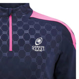 2024-2025 Cardiff Blues Rugby Heavy 1/4 Zip Top (Navy)_2