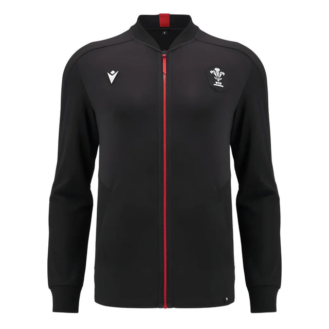 2024-2025 Wales Rugby Anthem Jacket (Black)_0