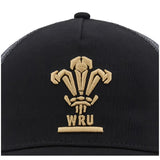 2024-2025 Wales Rugby Trucker Baseball Cap (Black)_2