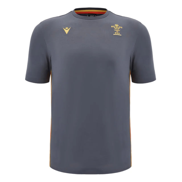 2024-2025 Wales Rugby Travel Cotton T-Shirt (Anthracite) - Kids_2