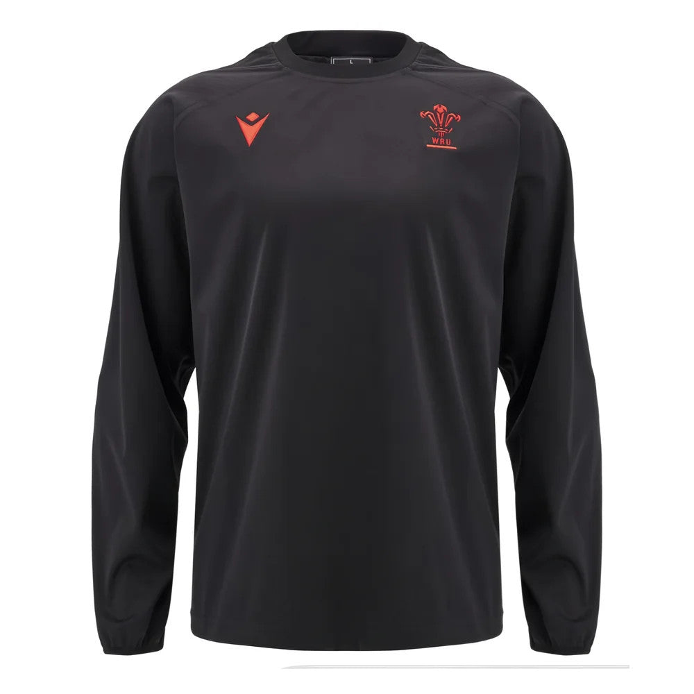 2024-2025 Wales Rugby Contact Training Top (Black)_0