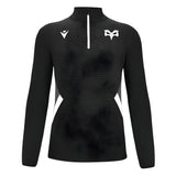 2024-2025 Ospreys Rugby Training 1/4 Zip Top (Black)_2