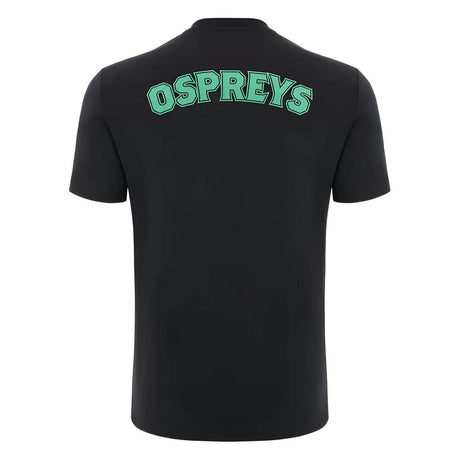 2024-2025 Ospreys Rugby Cotton T-Shirt (Black)_1
