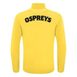 2024-2025 Ospreys Rugby 1/4 Zip Training Top (Yellow)_1