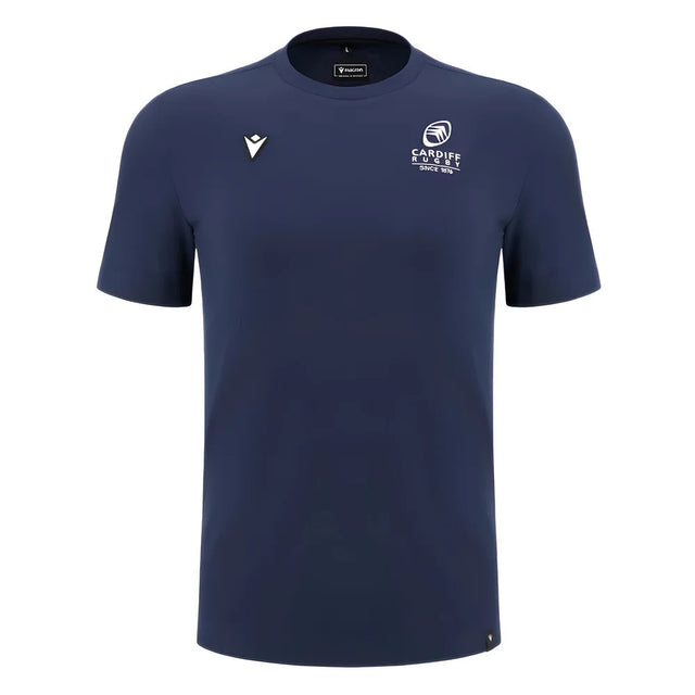 2024-2025 Cardiff Blues Rugby Cotton T-Shirt (Navy)_0