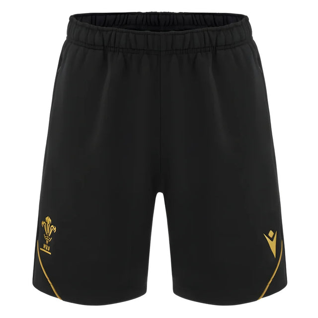 2024-2025 Wales Rugby Travel Bermuda Shorts (Black)_0